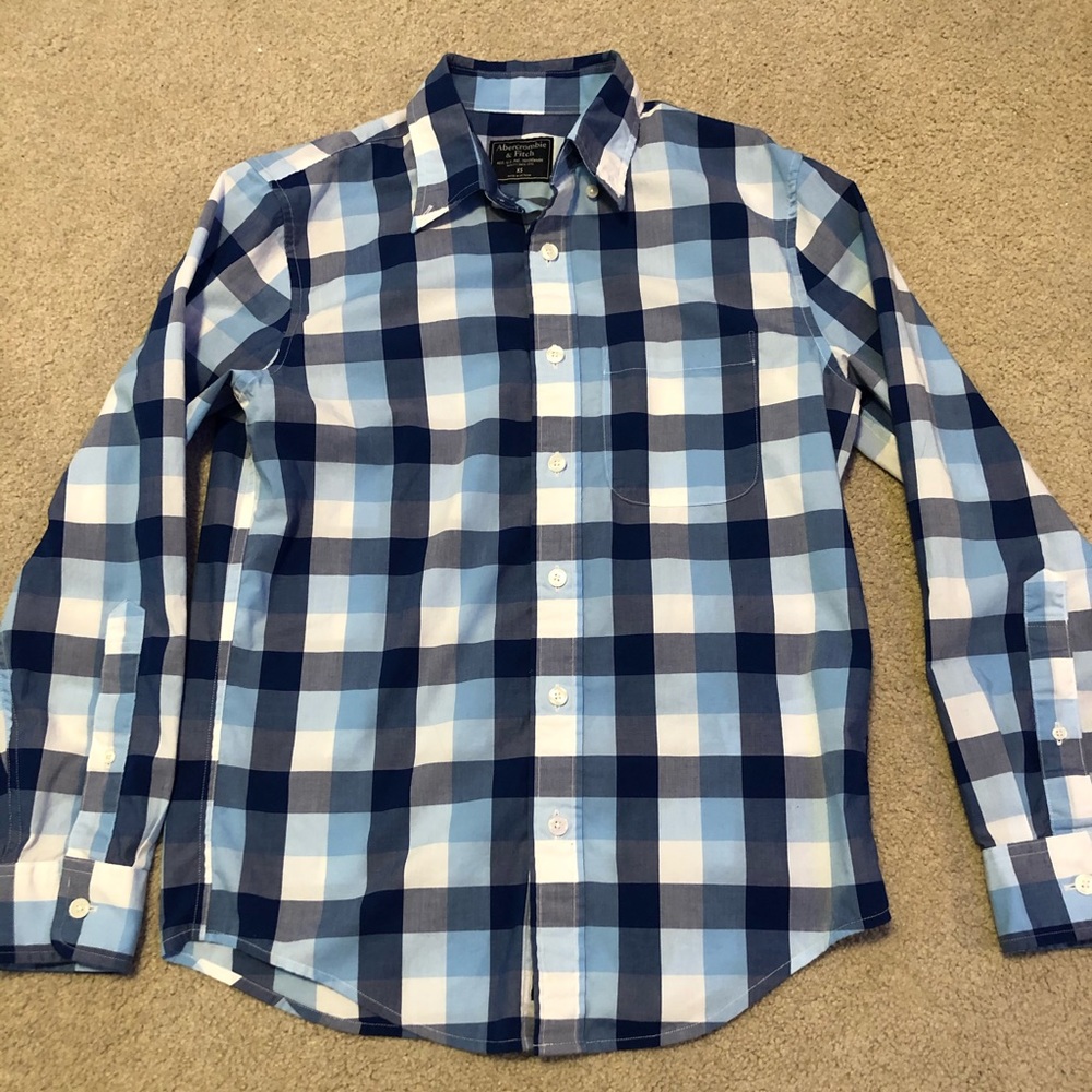 Abercrombie and Fitch Boys Plaid Flannel